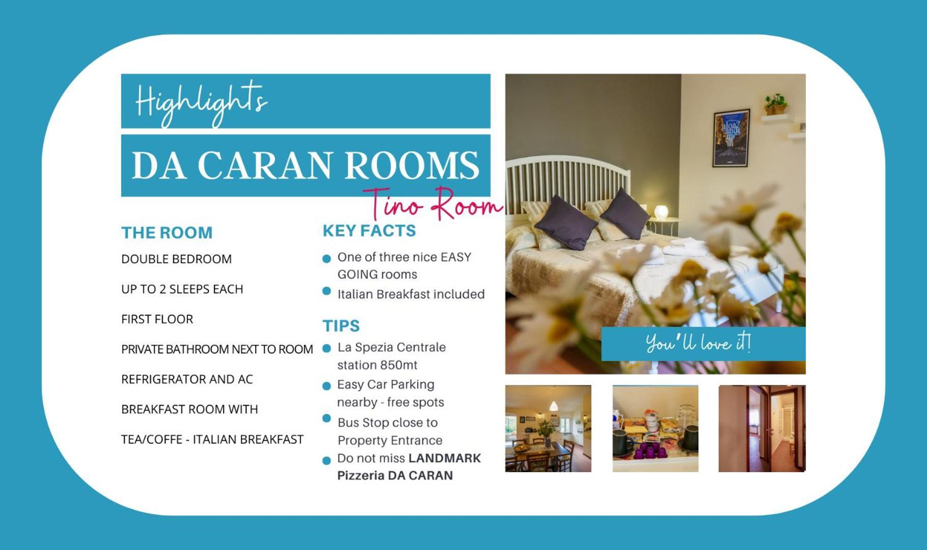 Da Caran Rooms With Ac La Spezia Exterior foto